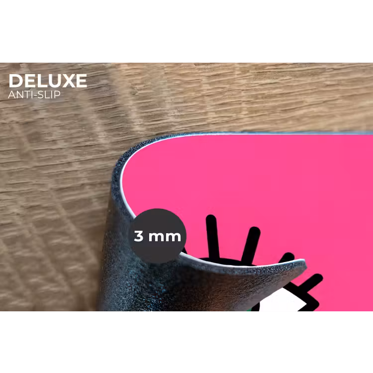 Placemat - 6 stuks - Minimalistisch - Oog - Roze — 4