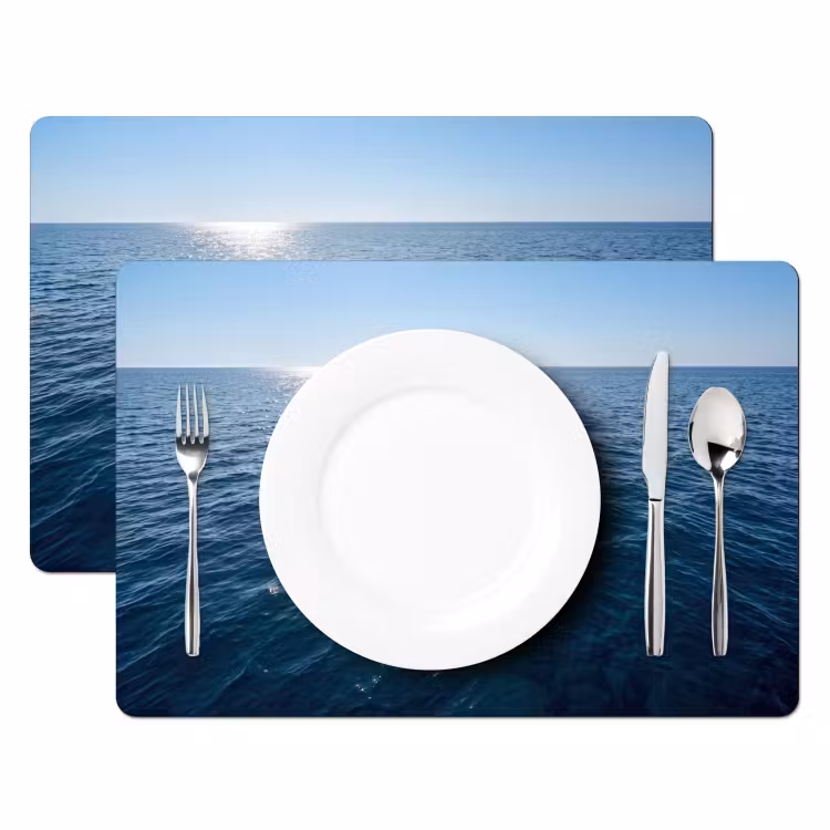 Placemat - 6 stuks - Oceaan - Zwemband - Horizon — 2