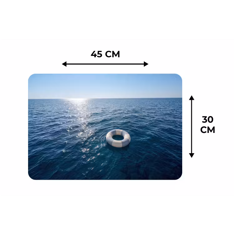 Placemat - 6 stuks - Oceaan - Zwemband - Horizon — 3