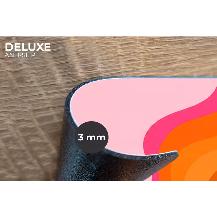 Placemat - 6 stuks - Retro - Waves - Kleurrijk — 4