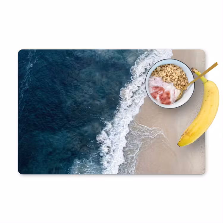 Placemat - 6 stuks - Strand - Zee - Golven — 1