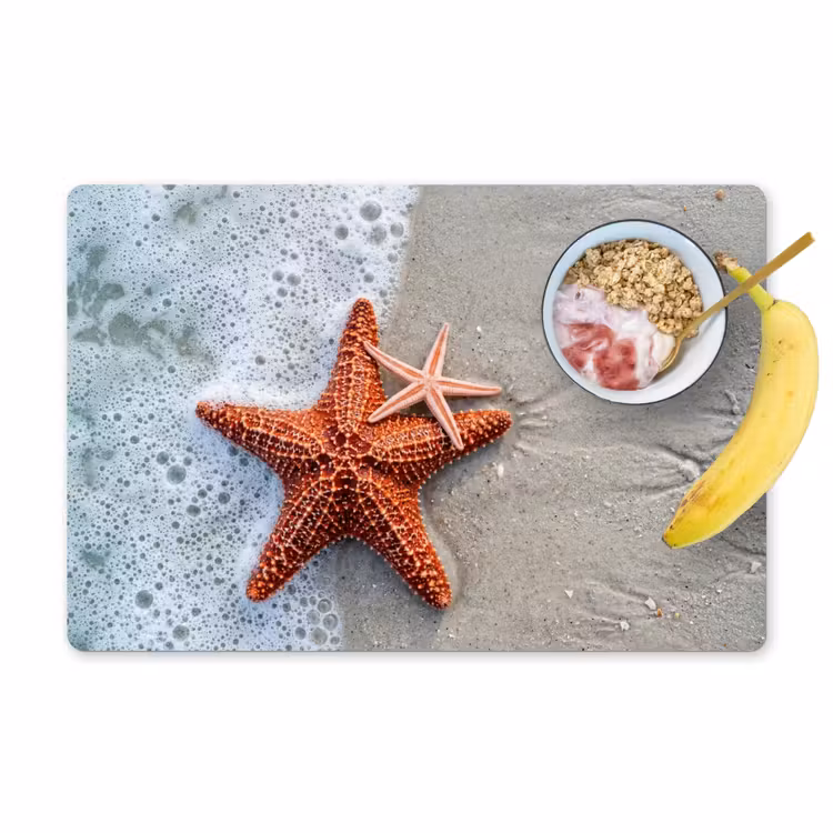 Placemat - 6 stuks - Zeester - Strand - Zee — 1