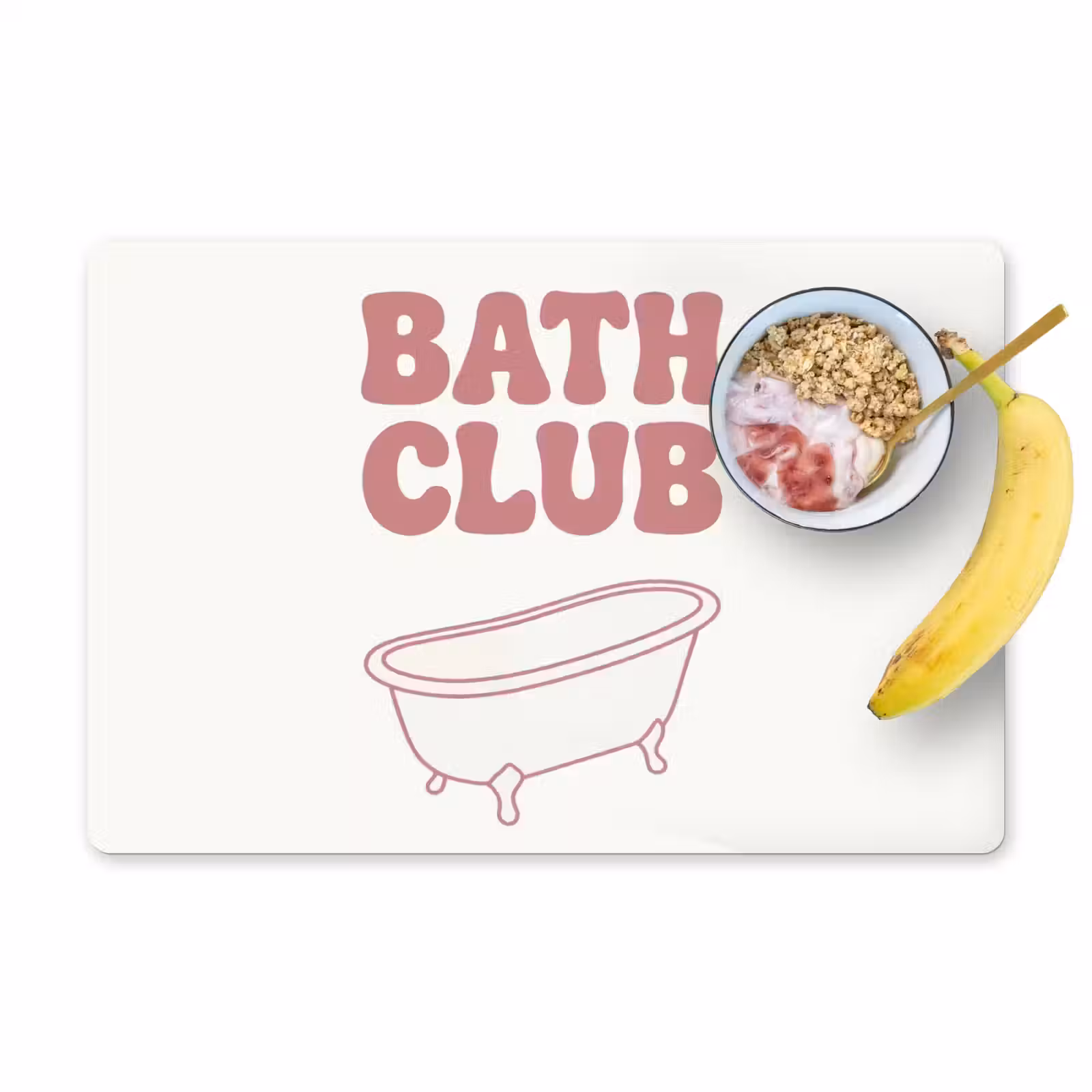Placemat - 6 stuks - Retro - Bad - Roze — 1