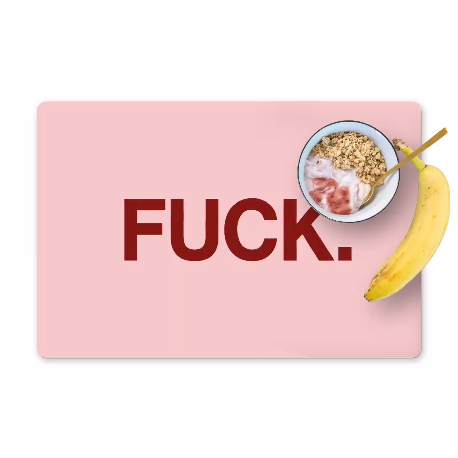 Placemat - 6 stuks - Statement - Krachtig - Roze — 1