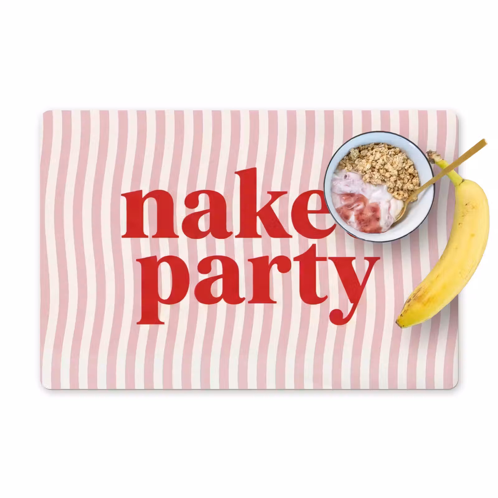 Placemat - 6 stuks - Tekst - Modern - Strepen — 1