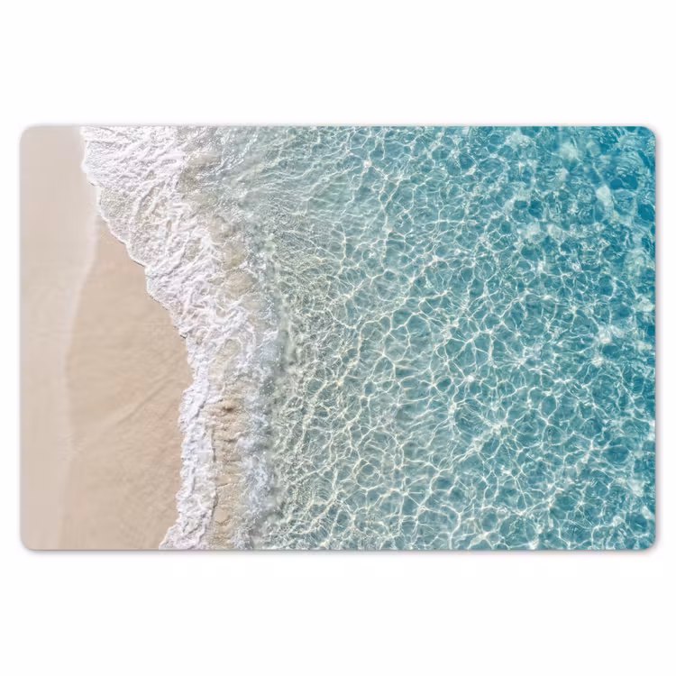 Placemat - 6 stuks - Kust - Zand - Blauw — 7