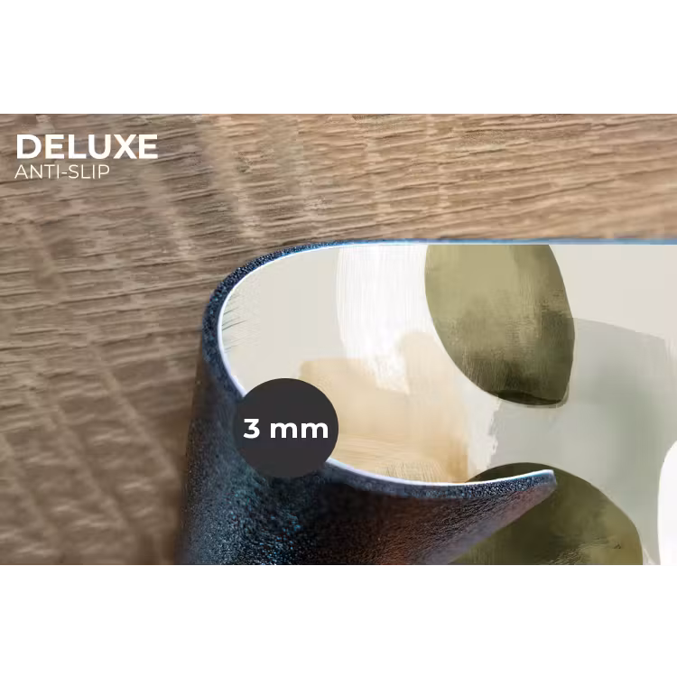 Placemat - 6 stuks - Minimalistisch - Cirkels - Penseelstreken - Beige — 4