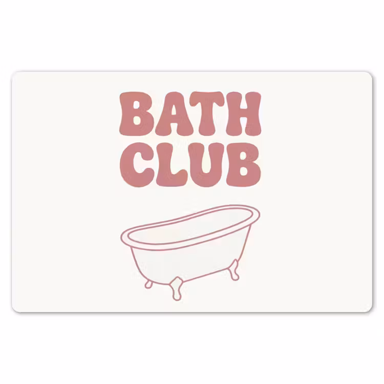 Placemat - 6 stuks - Retro - Bad - Roze — 7