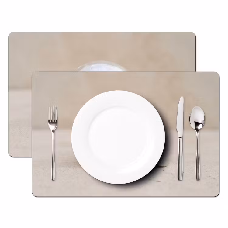 Placemat - 6 stuks - Schelp - Spiraal - Beige — 2