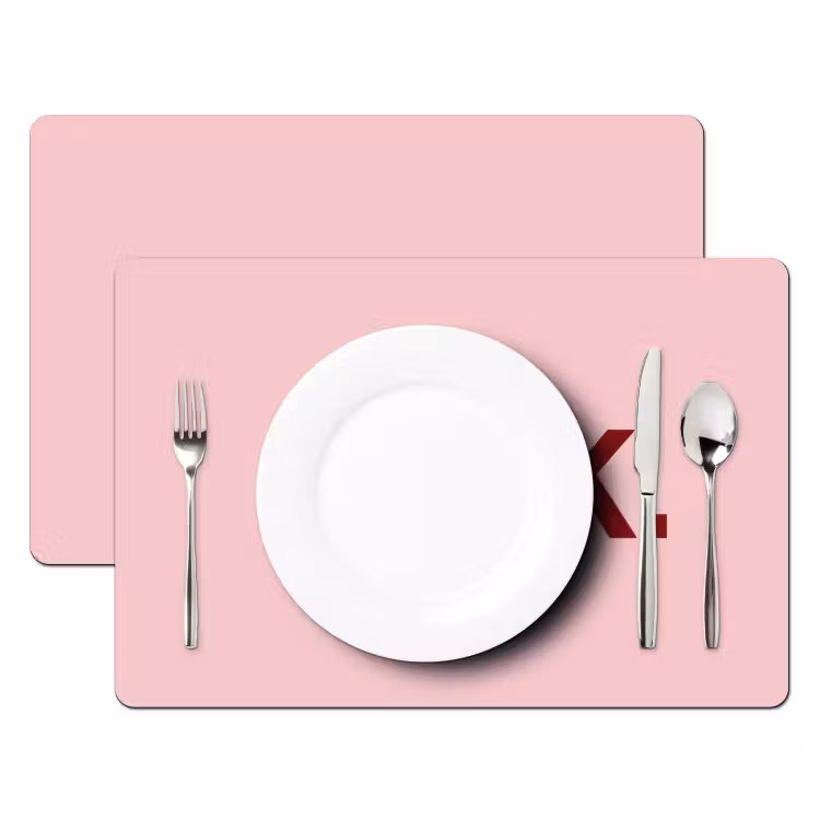 Placemat - 6 stuks - Statement - Krachtig - Roze — 2