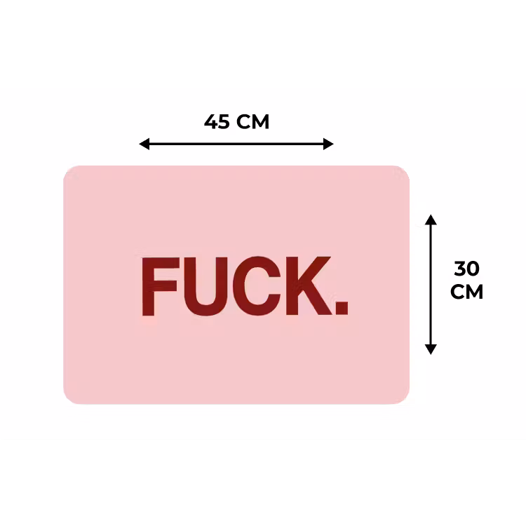 Placemat - 6 stuks - Statement - Krachtig - Roze — 3