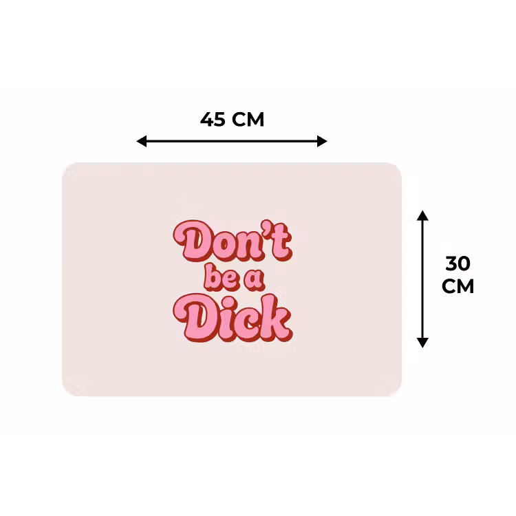 Placemat - 6 stuks - Tekst - Boodschap - Roze — 3