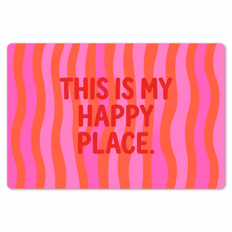 Placemat - 6 stuks - Tekst - Modern - Kleurrijk — 7