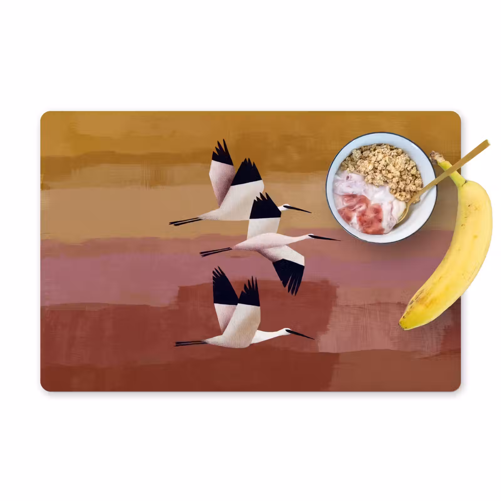 Placemat - 6 stuks - Vogels - Snavel - Abstract — 1