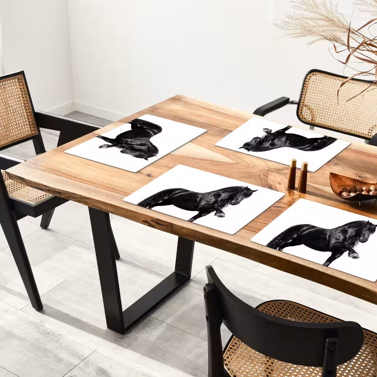 Placemat - 6 stuks - Fries - Hengst - Modern — 5