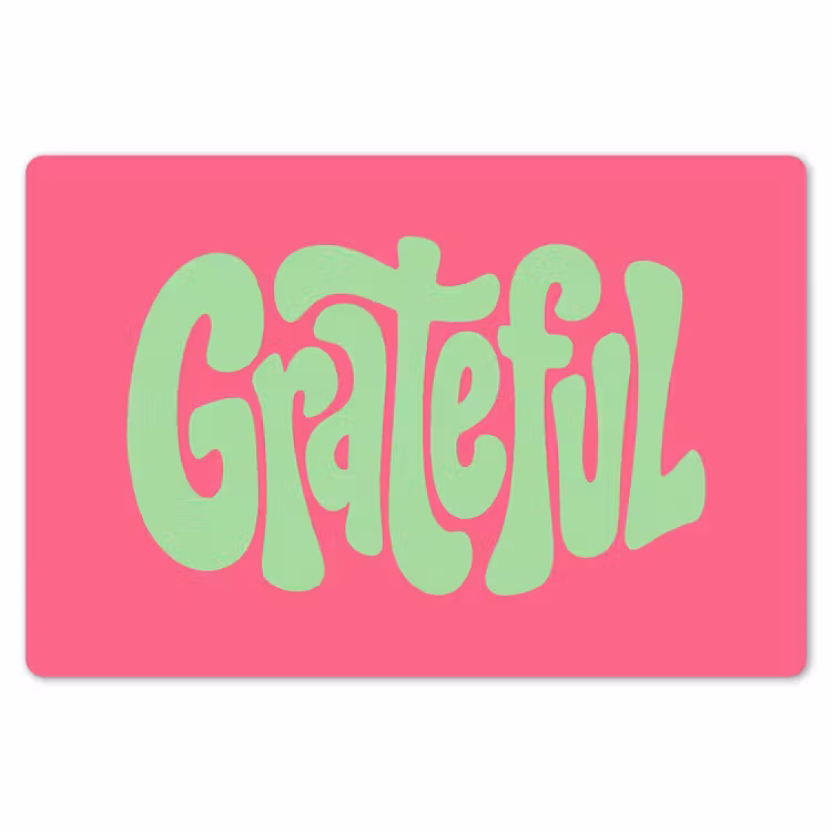 Placemat - 6 stuks - Grateful - Groen - Grafisch - Vloeiend — 7