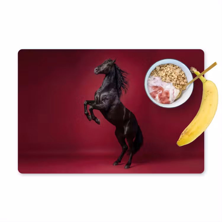 Placemat - 6 stuks - Hengst - Steigert - Rood — 1
