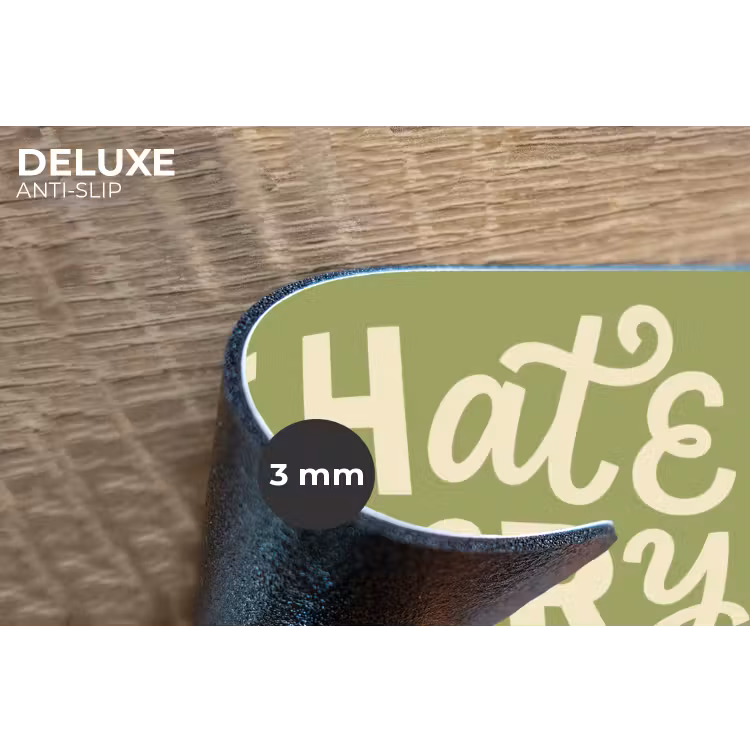Placemat - 6 stuks - I hate everybody - Groen - Retro — 4