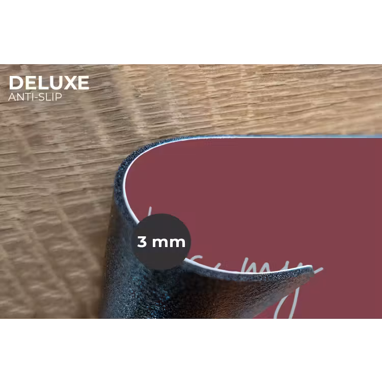 Placemat - 6 stuks - Kiss my ass - Lip - Bordeaux — 4