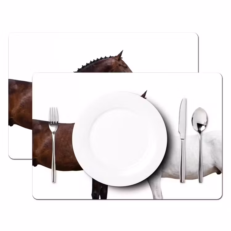 Placemat - 6 stuks - Paard - Modern - Balans — 2