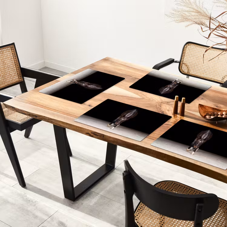Placemat - 6 stuks - Paard - Modern - Portret — 5