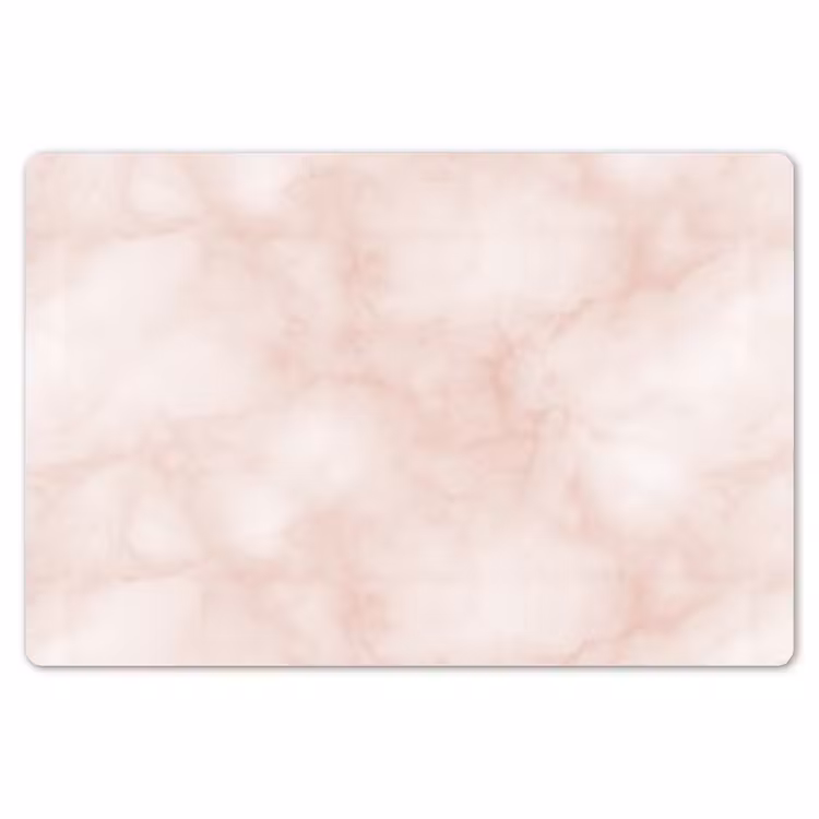 Placemat - 6 stuks - Roze - Marmer - Crème — 7