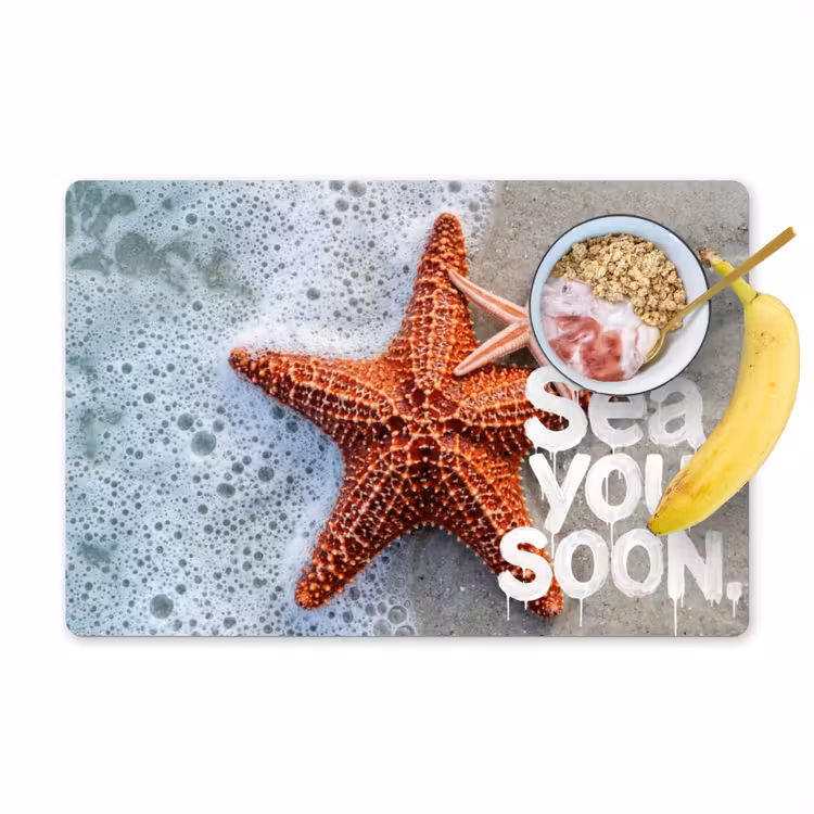 Placemat - 6 stuks - Sea you soon - Zeester - Zee — 1