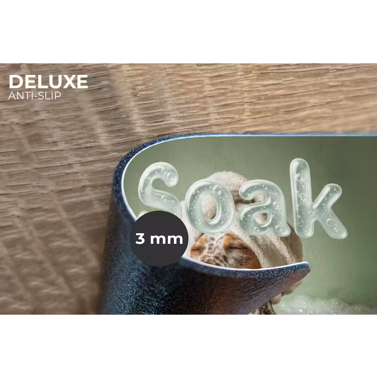 Placemat - 6 stuks - Soak it all in - Hond - Bad — 4