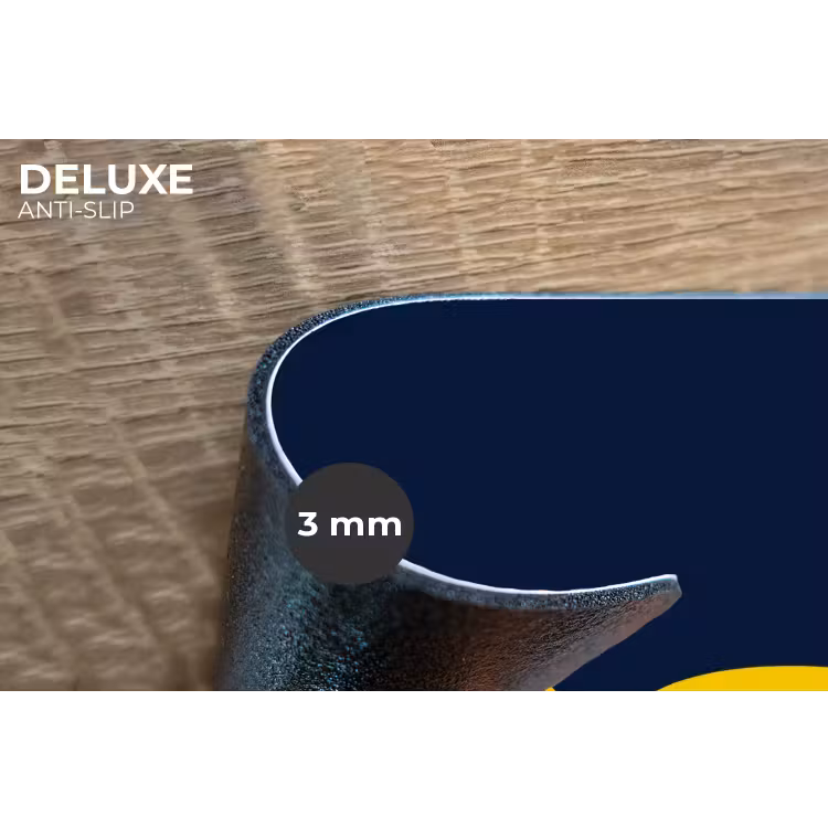 Placemat - 6 stuks - Think big - Blauw - Geel — 4