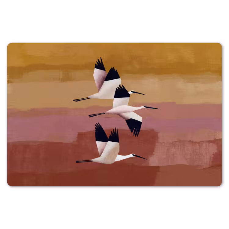 Placemat - 6 stuks - Vogels - Snavel - Abstract — 7