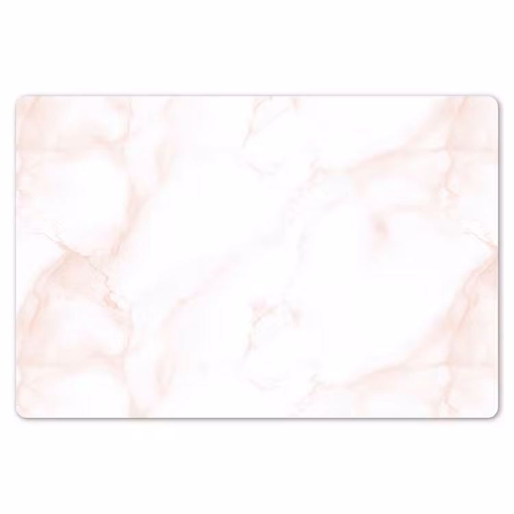 Placemat - 6 stuks - Zalmroze - Marmer - Aders — 7