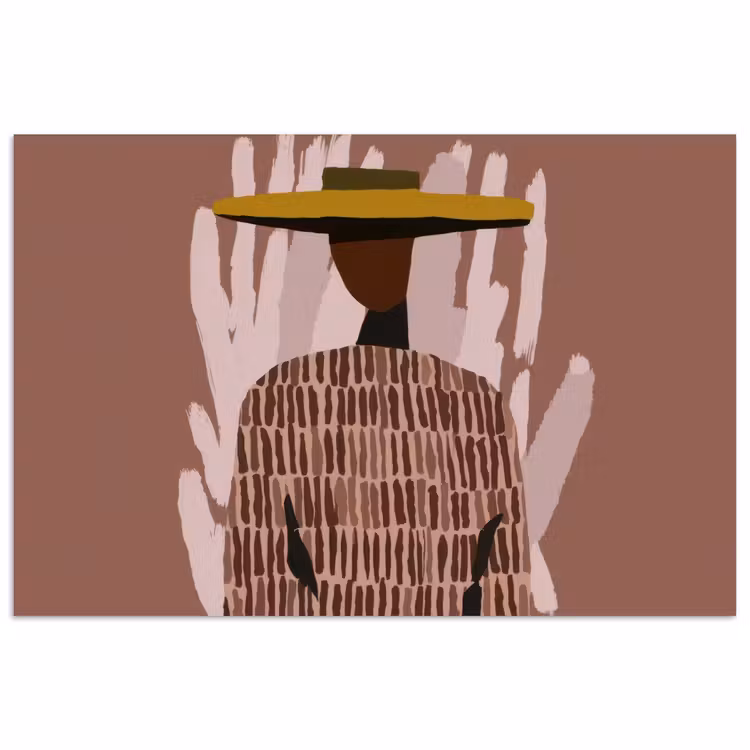 Poster - Abstract - Figuur - Illustratie - Hoed — 1