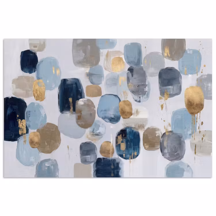 Poster - Abstract - Goud - Vormen — 1
