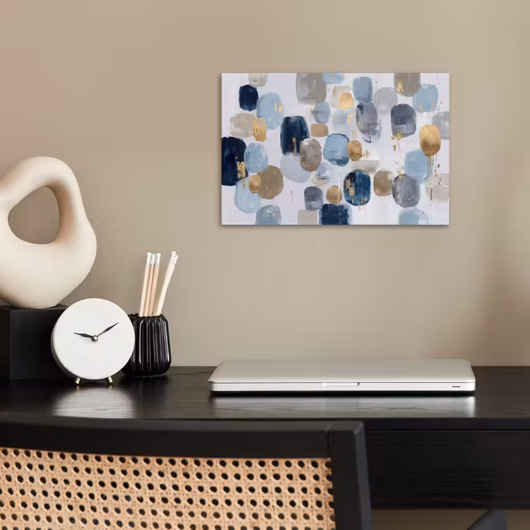 Poster - Abstract - Goud - Vormen — 2
