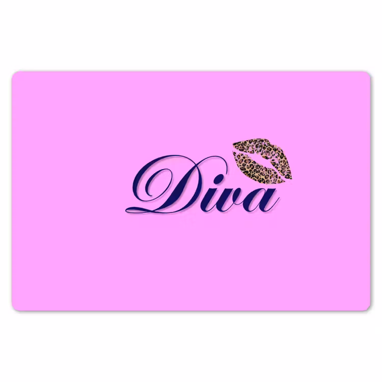 Placemat - 6 stuks - Diva - Lip - Panterprint - Roze — 7
