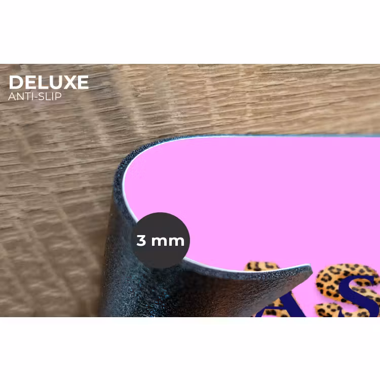Placemat - 6 stuks - Felroze - Badass - Panterprint - Schaduw — 4