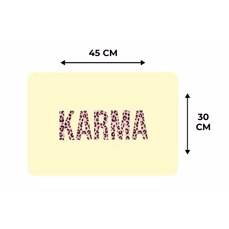 Placemat - 6 stuks - Karma - Luipaardprint - Geel — 3