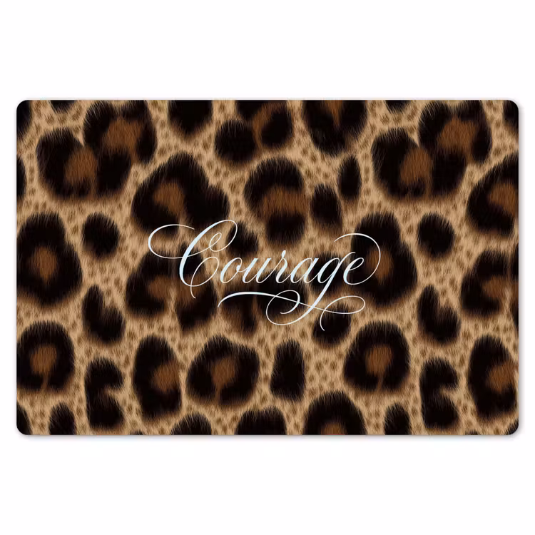 Placemat - 6 stuks - Luipaardprint - Bruin - Courage - Sierlijk — 7