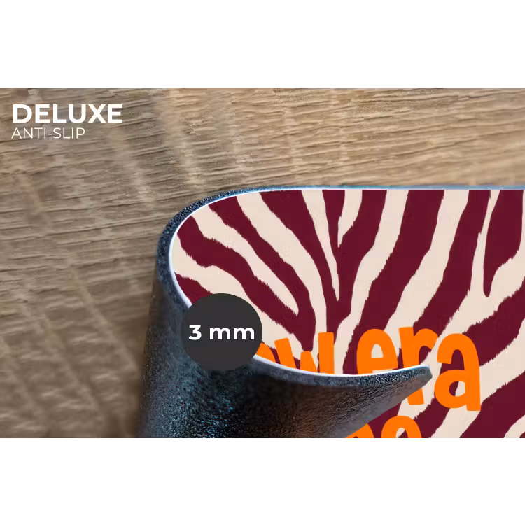 Placemat - 6 stuks - New era - Bordeaux - Zebraprint — 4