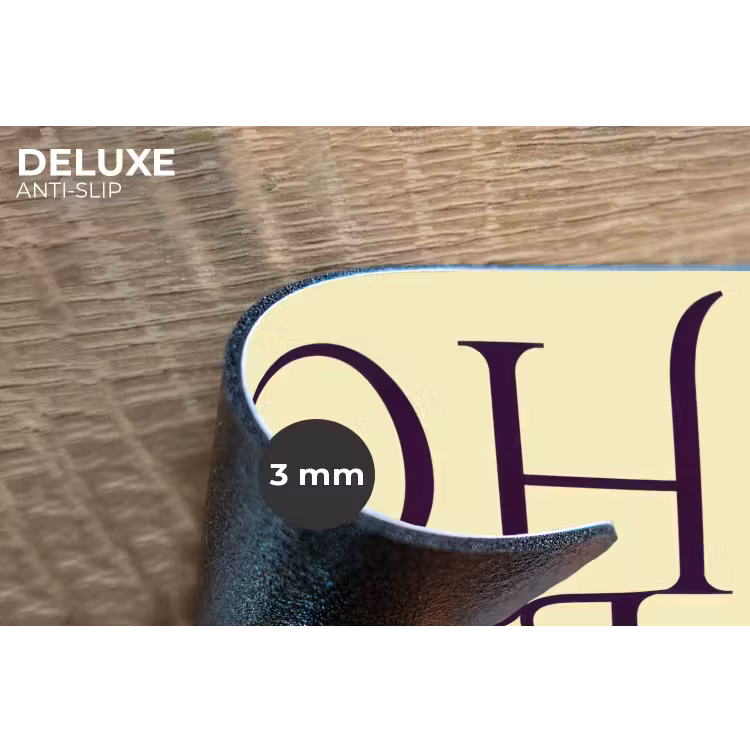 Placemat - 6 stuks - Oh hi - Geel - Monogram — 4