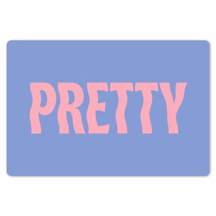Placemat - 6 stuks - Pretty - Roze - Blauw - Golvend — 7