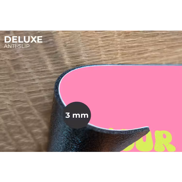 Placemat - 6 stuks - Roze - Groene bonjour - Organisch — 4