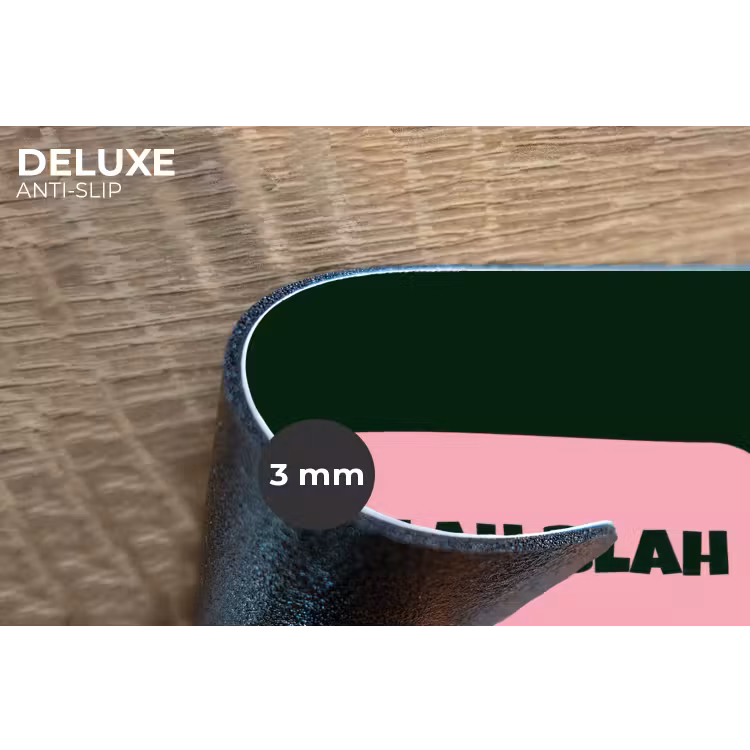 Placemat - 6 stuks - Tekstwolk - BLAH BLAH BLAH - Roze — 4