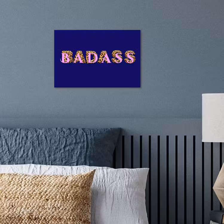 Poster - Badass - Panterpint - Schaduw - Roze — 3