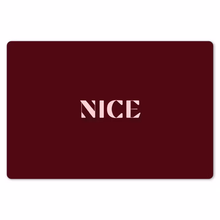 Placemat - 6 stuks - Nice - Bordeaux - Roze — 7