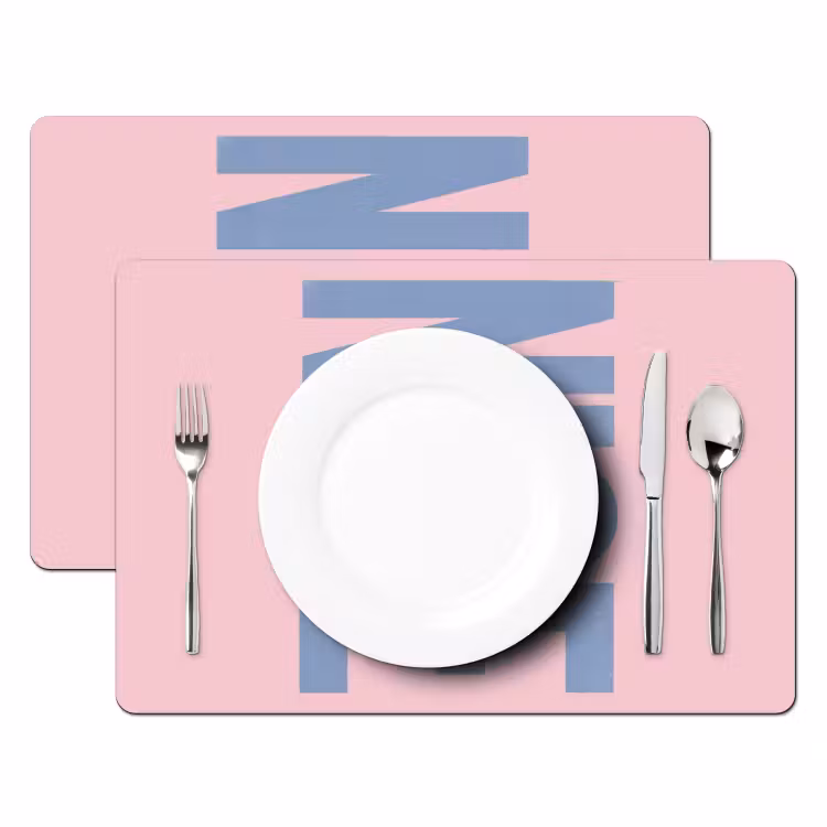 Placemat - 6 stuks - Nice - Paars - Roze — 2