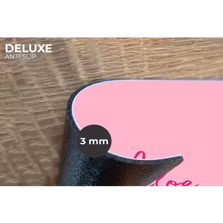 Placemat - 6 stuks - Toedeloe - Roze - Minimalistisch — 4