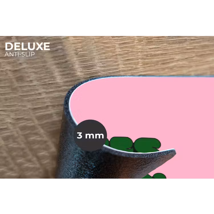 Placemat - 6 stuks - Yes fun - Groen - Roze — 4