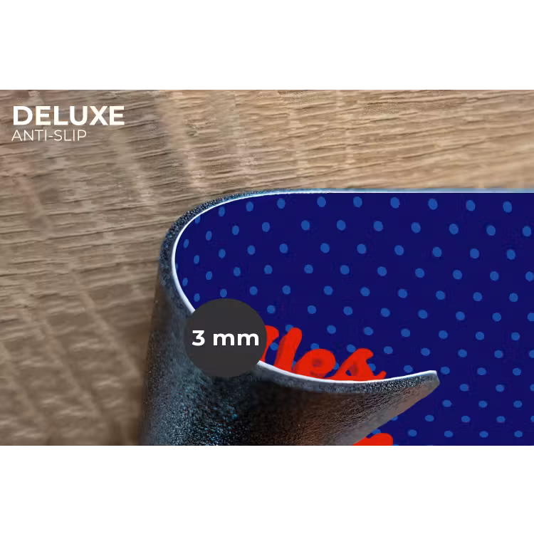 Placemat - 6 stuks - Yes fun - Rood - Blauw - Stippen — 4