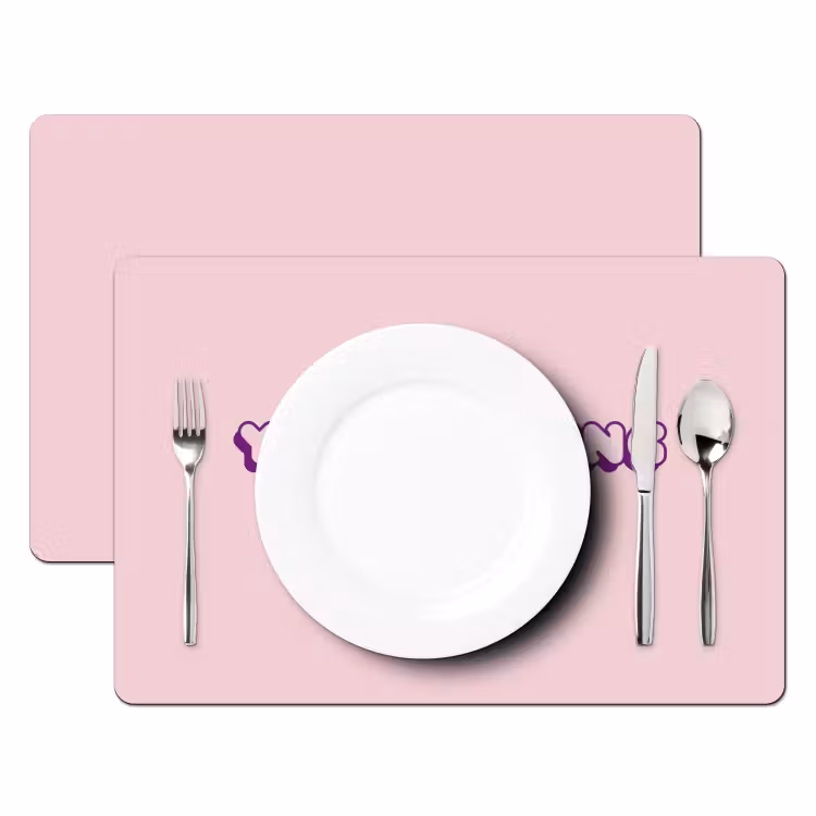 Placemat - 6 stuks - You're doing great - roze - 3D — 2